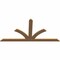 Ekena Millwork Richland Timber Gable Bracket, Western Red Cedar, 96"W x 48"H x 1 1/2"D x 5 1/2"F, 12/12 Pitch GBW096X48X0206RIC00SWR - alternate 2